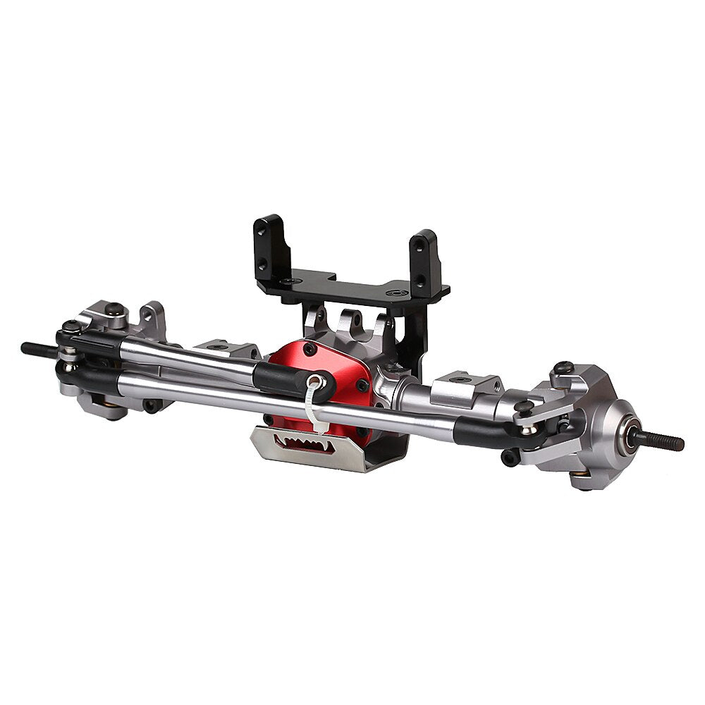 INJORA RC Car CNC Metal Front / Rear Axle with Protector for 1:10 RC Crawler Car Axial SCX10 II 90046 90047