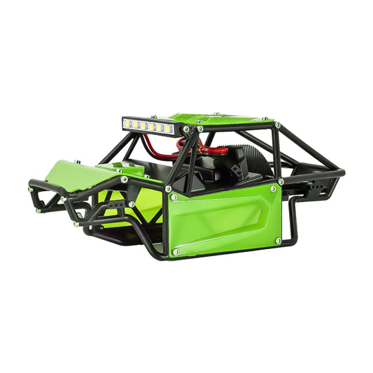 INJORA Nylon Rock Buggy Body Shell Kit telaio per 1/24 RC Crawler Car Axial SCX24 C10 JEEP JLU Bronco Parti di aggiornamento