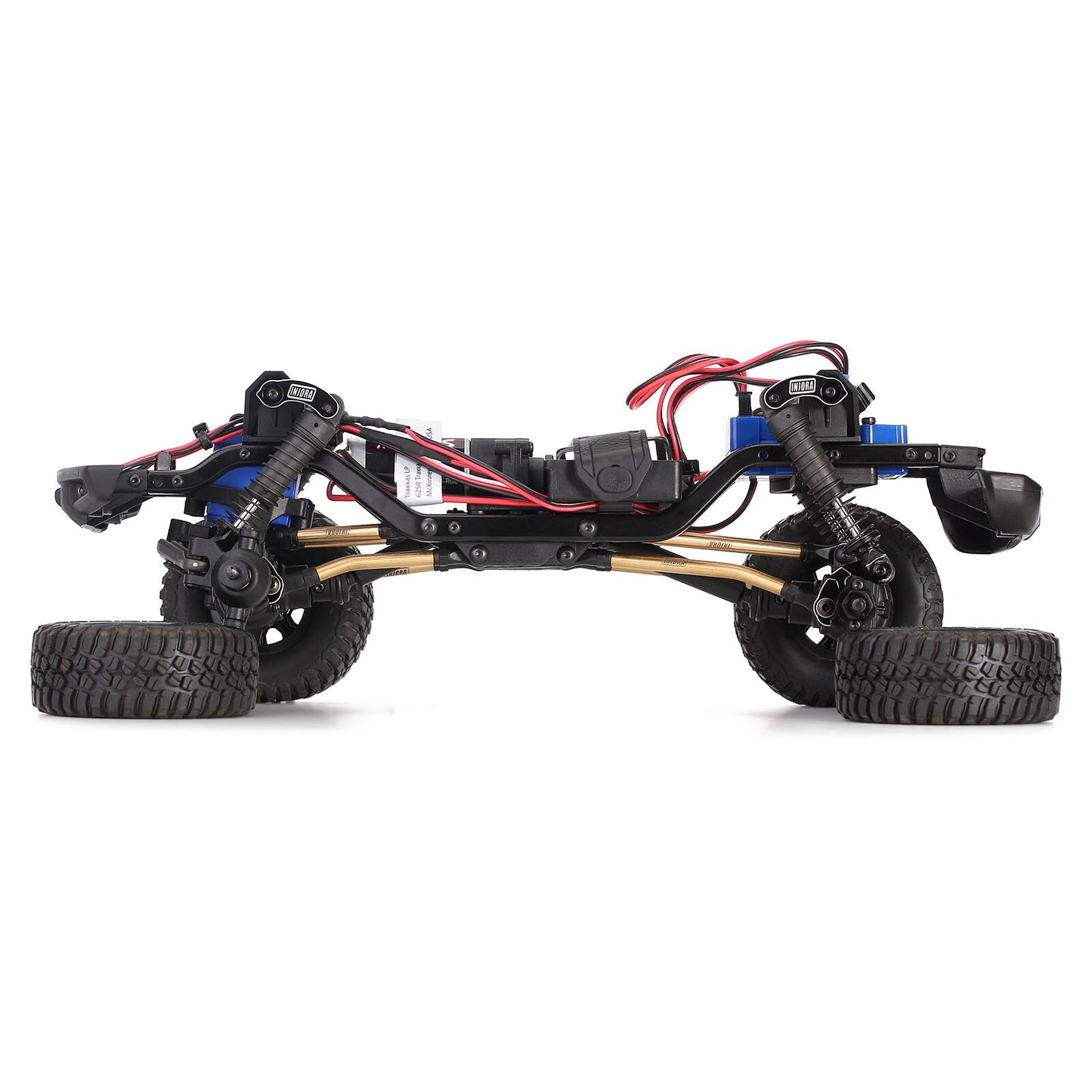 Lame flessibili antiurto INJORA in alluminio CNC per aggiornamento 1/18 RC Crawler TRX4M (4M-33)