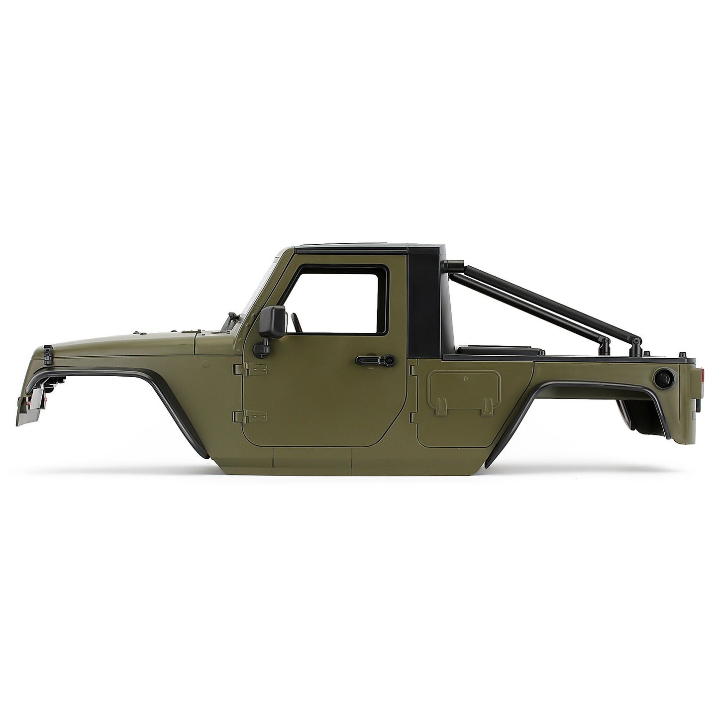 INJORA 12.3in 313mm Wheelbase Pickup Body Shell Unassembled Kit for 1/10 RC Crawler Car Axial SCX10 SCX10 II 90046 Jeep Wrangler