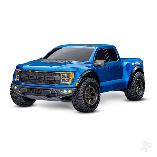 Traxxas Ford Raptor R 1:10 Pro Scale 4WD Brushless Replica Truck, BLUE  TRX101076-4-BLUE (shadow stock)