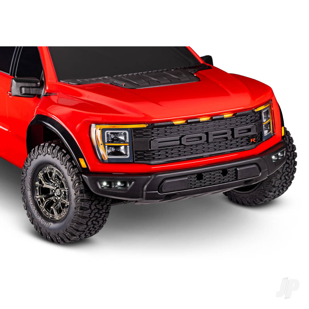 Traxxas Ford Raptor R 1:10 Pro Scale 4WD Brushless Replica Truck, Red  TRX101076-4-RED (shadow stock)