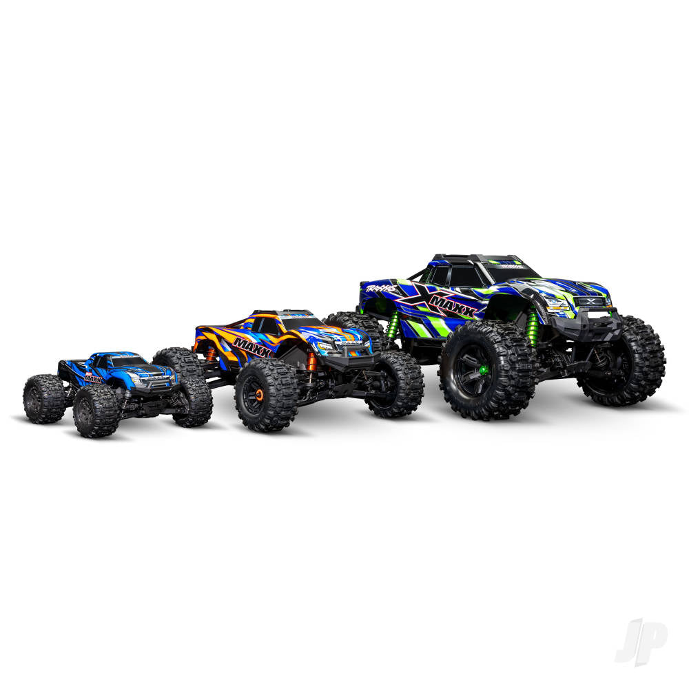 TRAXXAS Mini Maxx BL-2S 4WD RTR Monster Truck, Blue  TRX107154-1-BLUE