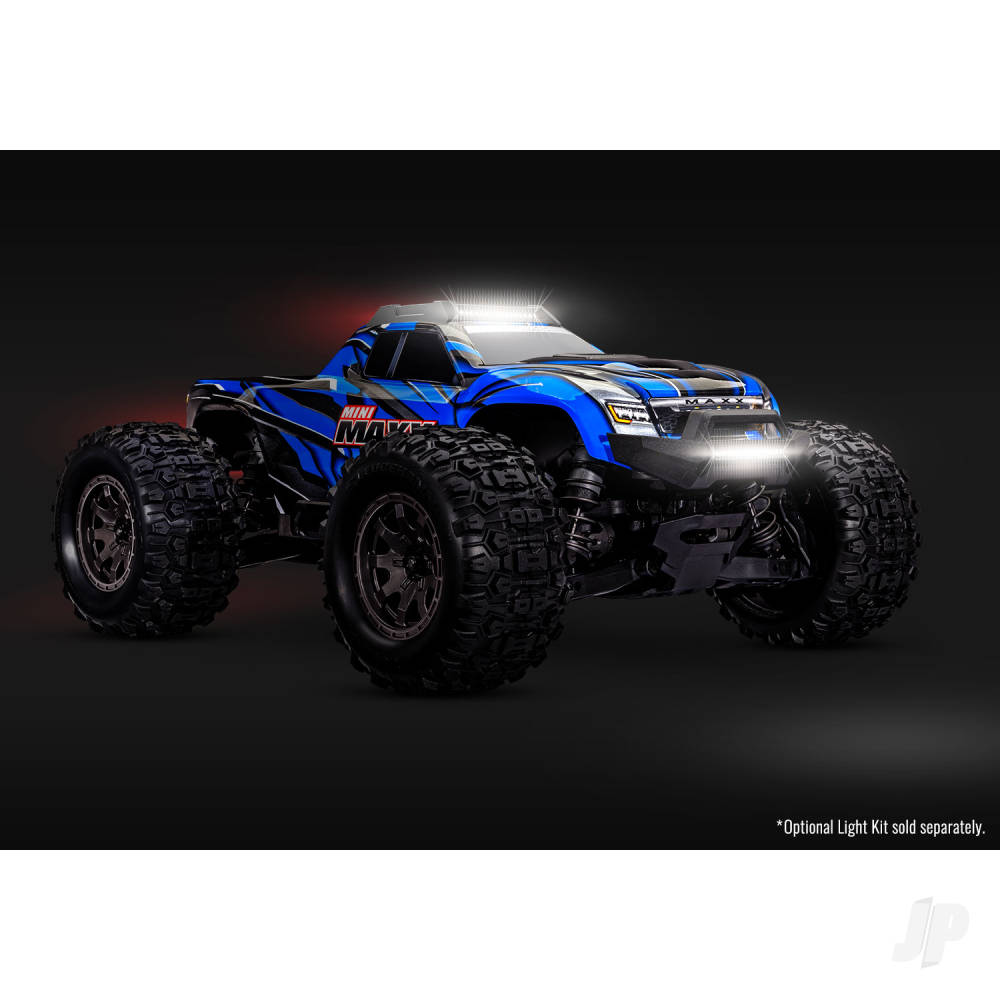 TRAXXAS Mini Maxx BL-2S 4WD RTR Monster Truck, Blue  TRX107154-1-BLUE