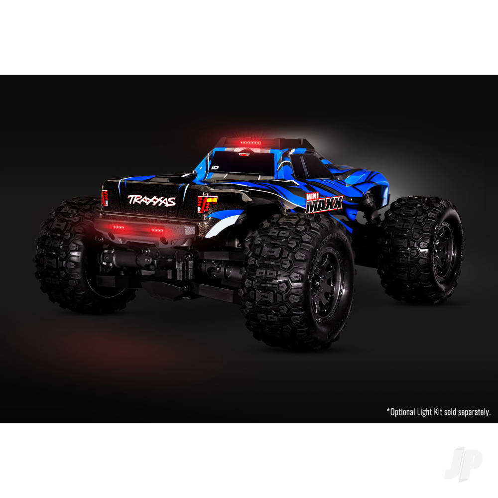 TRAXXAS Mini Maxx BL-2S 4WD RTR Monster Truck, Blue  TRX107154-1-BLUE