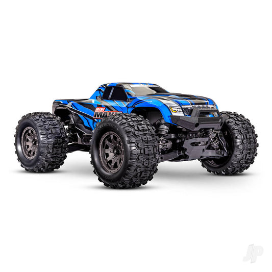 TRAXXAS Mini Maxx BL-2S 4WD RTR Monster Truck, Blue  TRX107154-1-BLUE