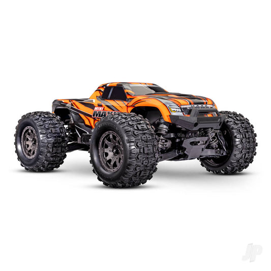 TRAXXAS Mini Maxx BL-2S 4WD RTR Monster Truck, ORANGE  TRX107154-1-ORNG