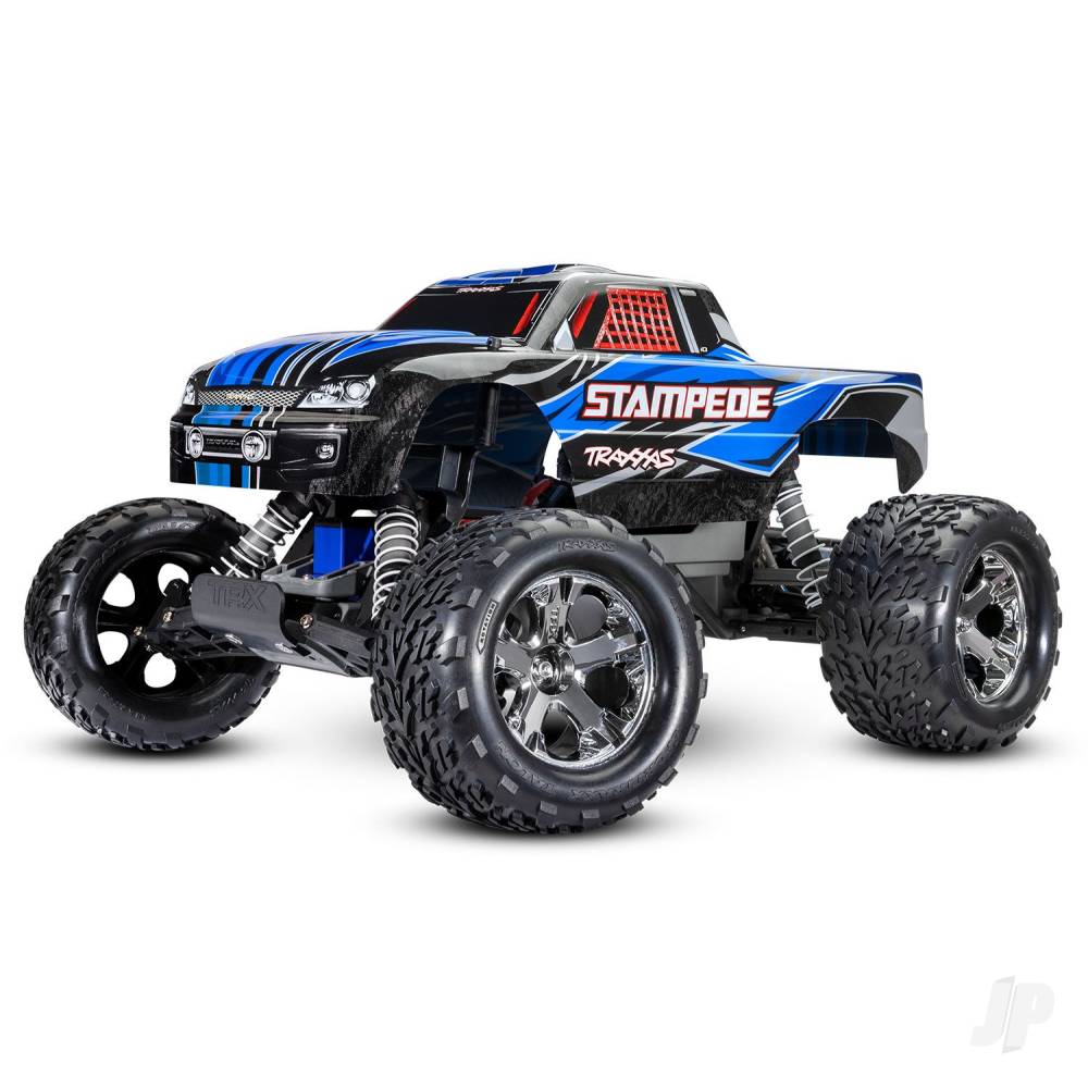 TRAXXAS Stampede 1:10 2WD RTR Electric Monster Truck, BLUE (+ TQ 2-ch, Titan 550, XL-5, 7-Cell NiMH, USB-C charger) Shadow stock TRX36054-8-BLUE