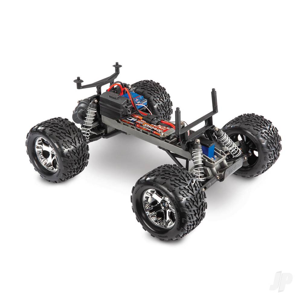 TRAXXAS Stampede 1:10 2WD RTR Monster Truck elettrico, verde (+ TQ 2 canali, Titan 550, XL-5, NiMH a 7 celle, caricatore USB-C) Shadow stock TRX36054-8-GRN