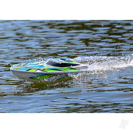 TRAXXAS Green Blast 1:10 High Performance Race Boat TRX38104-1-GRN (leveranciersvoorraad - op bestelling leverbaar) 