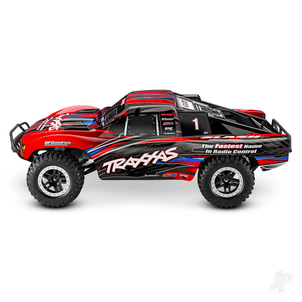 TRAXXAS Slash BL-2S 1:10 2WD RTR Brushless Electric Short Course Truck, Red (shadow stock)  TRX58134-4-RED