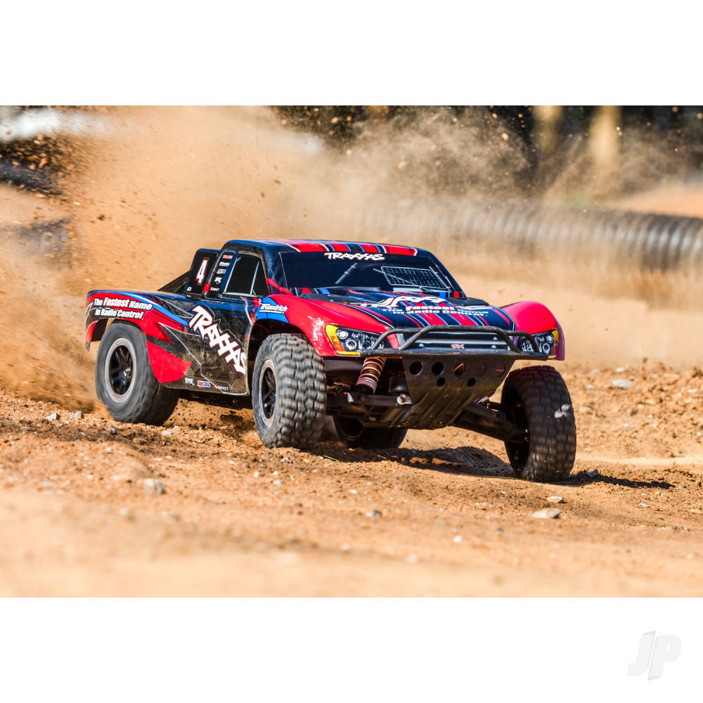TRAXXAS Slash BL-2S 1:10 2WD RTR Brushless Electric Short Course Truck, Red (shadow stock)  TRX58134-4-RED