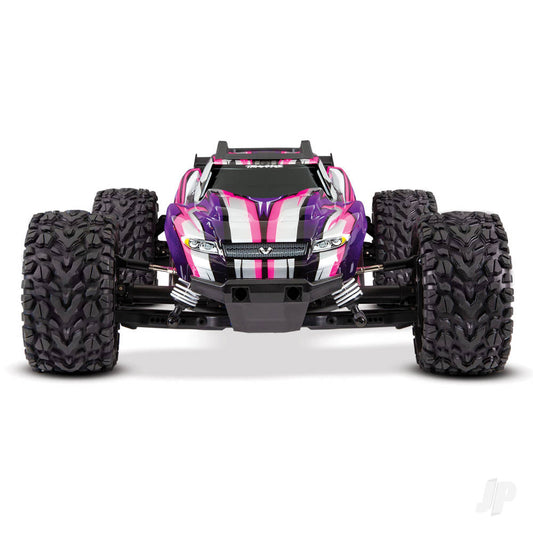 TRAXXAS Pink Rustler 4X4 VXL 1:10 4WD RTR borstelloze elektrische stadiontruck TRX67076-4-PINK (SHADOW STOCK)