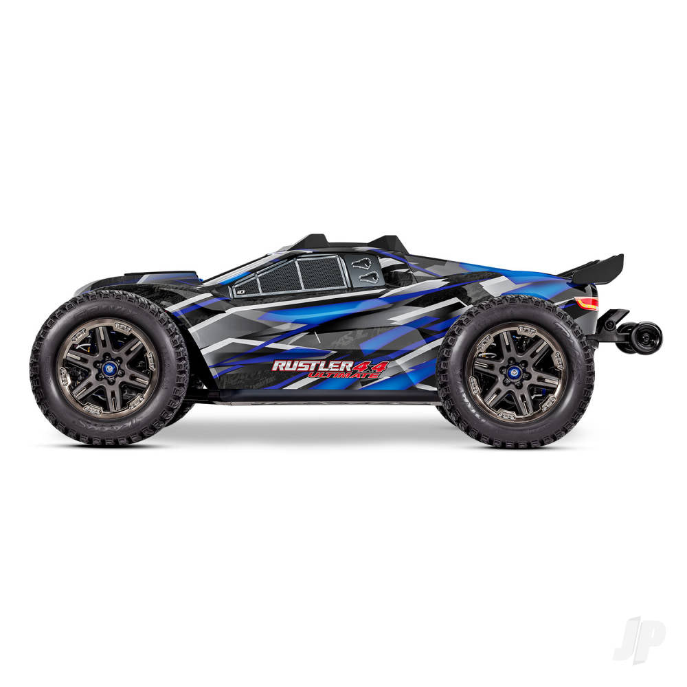 TRAXXAS Rustler Ultimate 4X4 VXL 1:10 4WD RTR Brushless Electric Short Course Truck, blue   TRX67097-4-BLUE  (shadow stock)