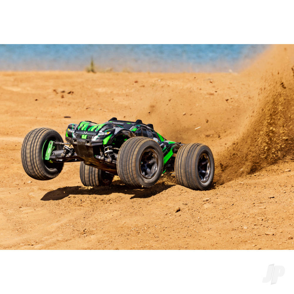 TRAXXAS Rustler Ultimate 4X4 VXL 1:10 4WD RTR Brushless Electric Short Course Truck, Green   TRX67097-4-GRN  (shadow stock)