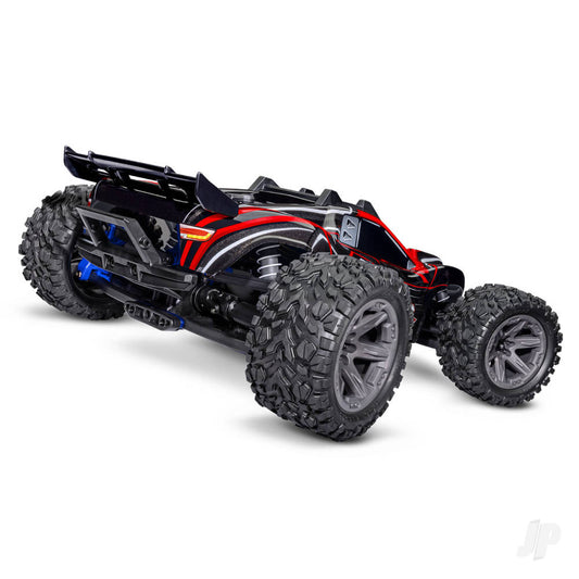 TRAXXAS Rustler 4X4 BL-2S 1:10 4WD RTR Brushless Electric Stadium Truck, Red  TRX67164-4-RED  (shadow stock)