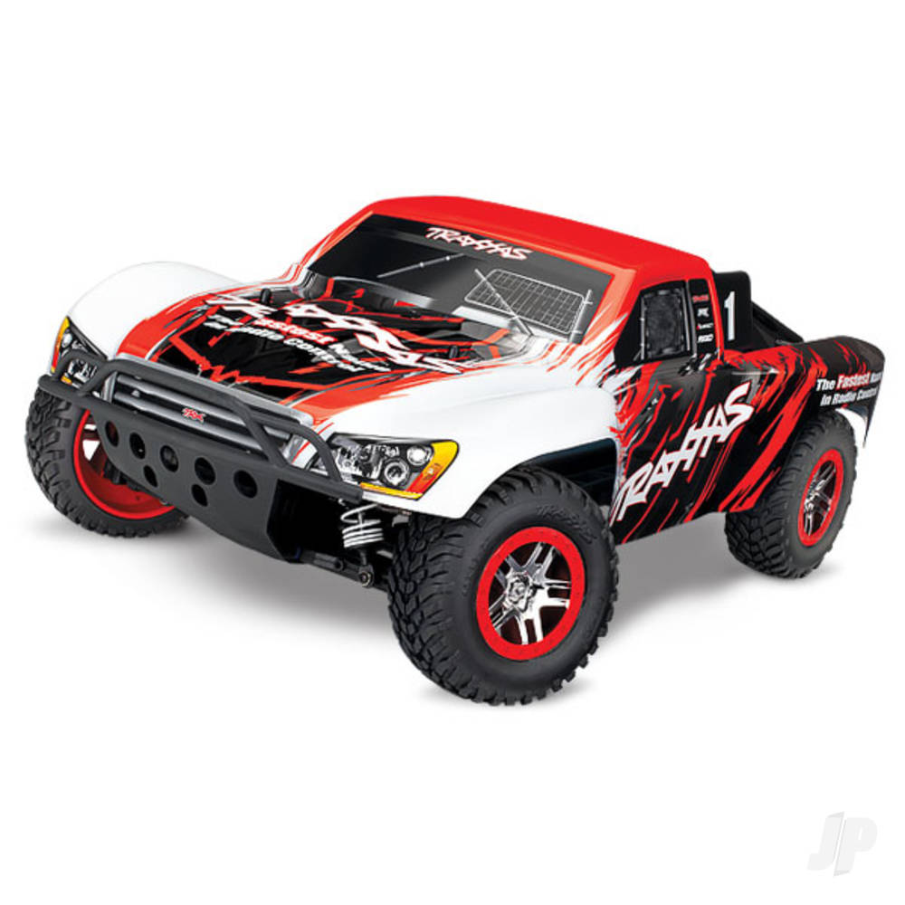 Traxxas Red Slash 4X4 VXL 1:10 4WD RTR camion elettrico senza spazzole per percorsi brevi TRX68086-4-RED (stock ombra)