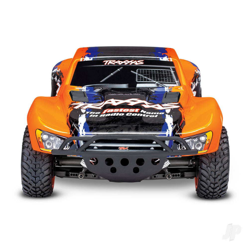 TRAXXAS Slash 4X4 VXL 1:10 4WD RTR camion elettrico senza spazzole per percorsi brevi, arancione TRX68286-4-ORNG (stock ombra)