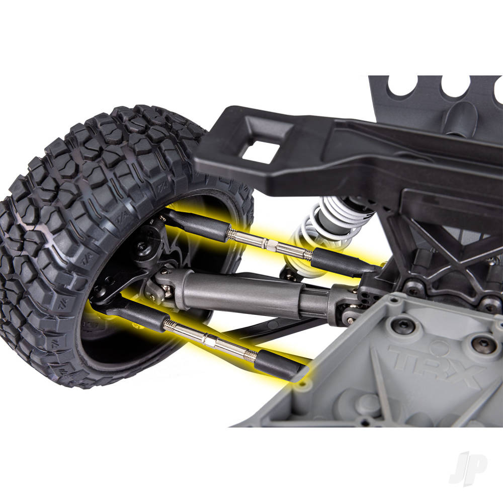 TRAXXAS Slash 4X4 VXL 1:10 4WD RTR camion elettrico senza spazzole per percorsi brevi, FOX TRX68286-4-FOX (stock ombra)