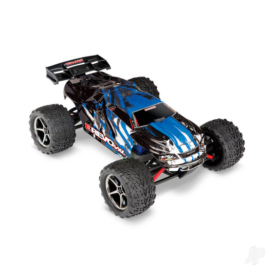 TRAXXAS E-Revo VXL 1:16 4X4 RTR Brushless Electric Racing Monster Truck  TRX71076-8-BLUEX   (shadow stock)