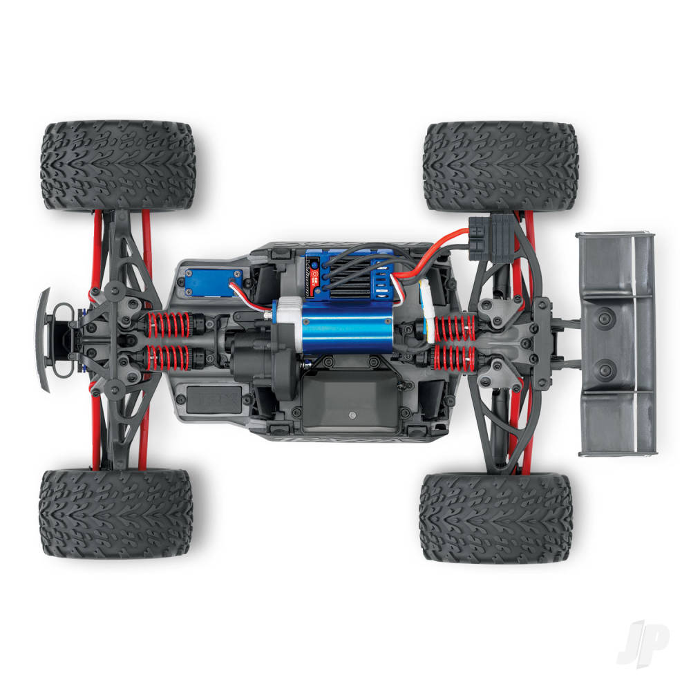 TRAXXAS E-Revo VXL 1:16 4X4 RTR Monster Truck da corsa elettrico senza spazzole TRX71076-8-BLUEX (stock ombra)