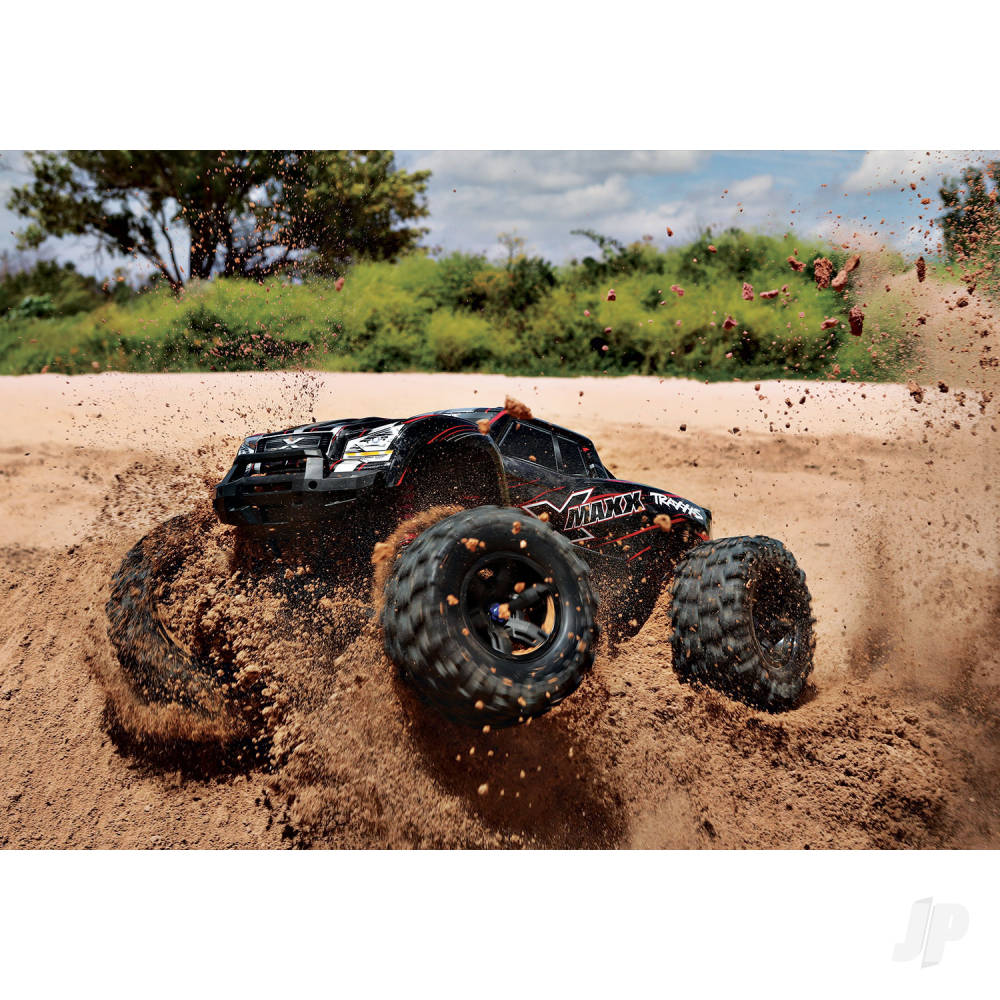 TRAXXAS X-Maxx 1:6 8S 4WD Electric Monster Truck, RED  TRX77086-4-REDX (shadow stock 2-3 days)