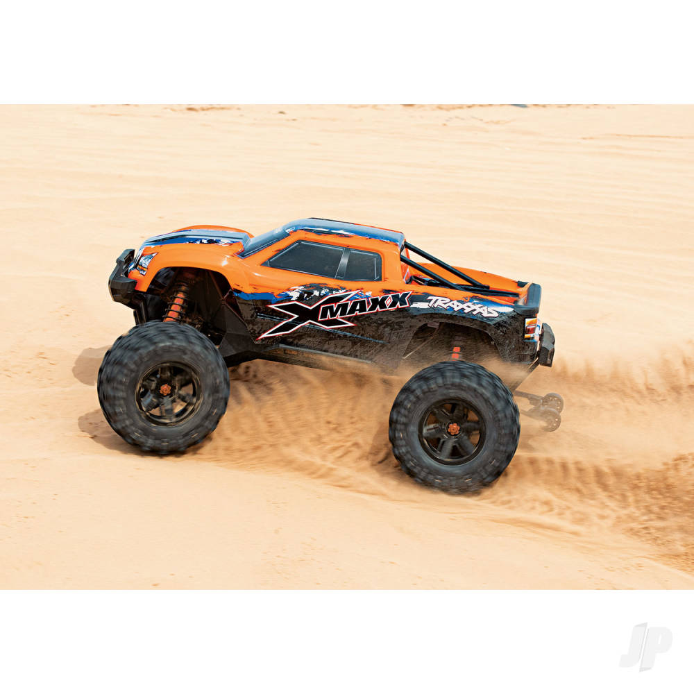 TRAXXAS X-Maxx 1:6 8S 4WD elektrische monstertruck, ORANJE TRX77086-4-ORNGX (schaduwvoorraad 2-3 dagen) 