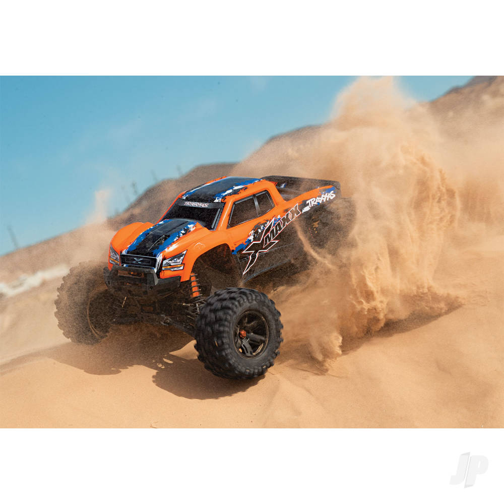 TRAXXAS X-Maxx 1:6 8S 4WD elektrische monstertruck, ORANJE TRX77086-4-ORNGX (schaduwvoorraad 2-3 dagen) 