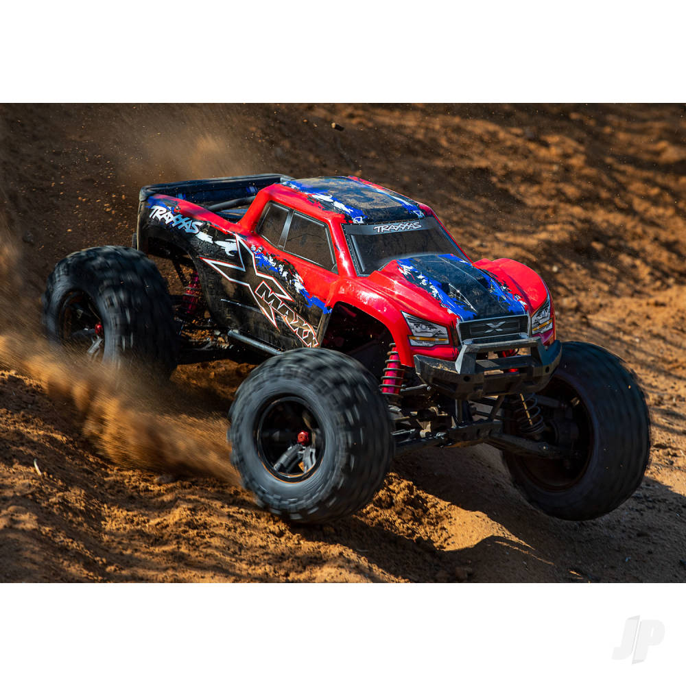 TRAXXAS X-Maxx 1:6 8S 4WD Electric Monster Truck, RED  TRX77086-4-REDX (shadow stock 2-3 days)