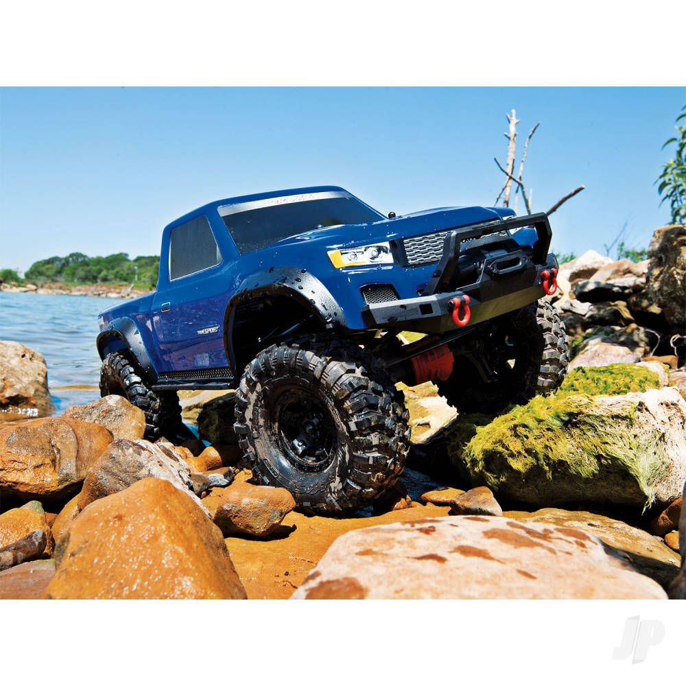 TRAXXAS BLUE TRX-4 Sport 1:10 4WD RTR camion cingolato elettrico TRX82024-4-BLUE (stock ombra)