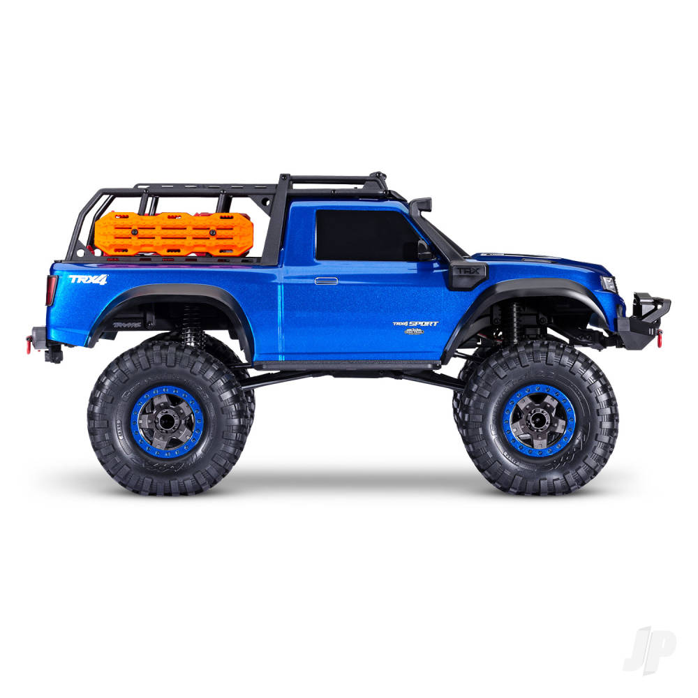 TRAXXAS TRX-4 Sport High Trail Edition 1:10 4WD Trail Crawler elettrico, BLU METALLICO TRX82044-4-BLUE (STOCK SHADOW)