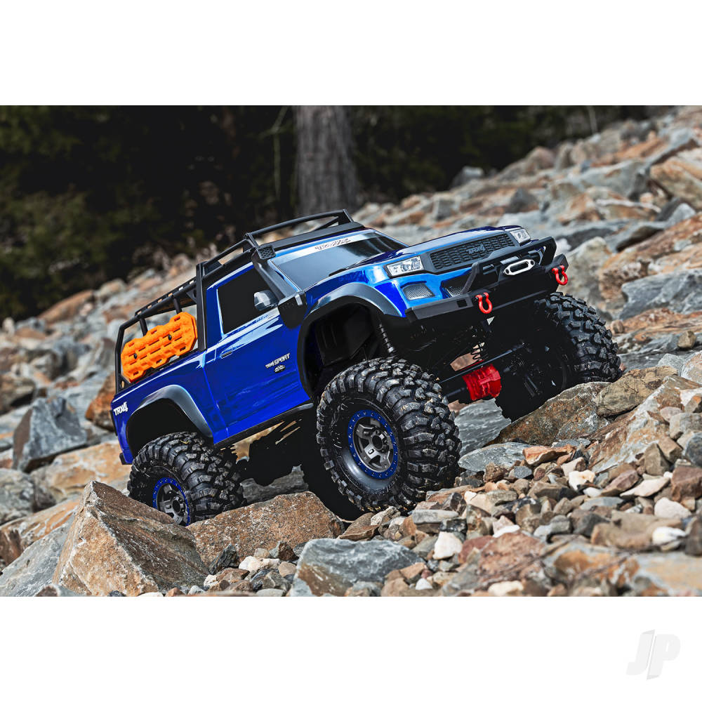 TRAXXAS TRX-4 Sport High Trail Edition 1:10 4WD Electric Trail Crawler, METALLIC BLUE  TRX82044-4-BLUE  (SHADOW STOCK)