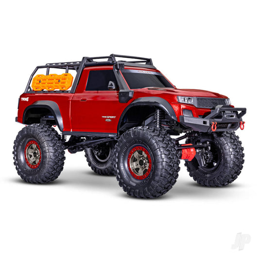 TRAXXAS TRX-4 Sport High Trail Edition 1:10 4WD Trail Crawler elettrico, rosso metallizzato TRX82044-4-RED (SHADOW STOCK)