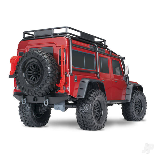 Traxxas TRX-4 Land Rover Defender 1:10 Crawler, ROOD TRX82056-4-RED (schaduwvoorraad)