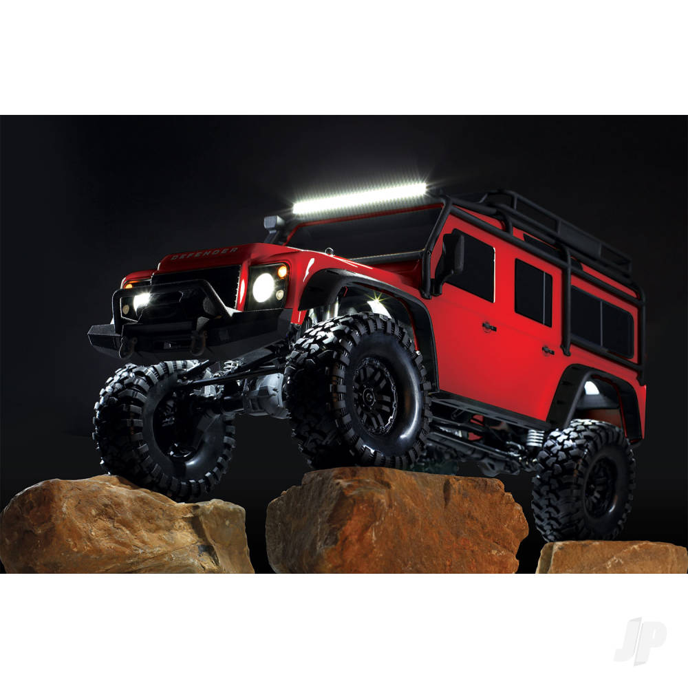 Traxxas TRX-4 Land Rover Defender 1:10 Crawler, RED  TRX82056-4-RED (shadow stock)