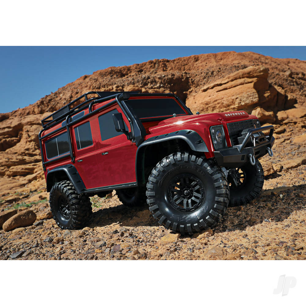 Traxxas TRX-4 Land Rover Defender 1:10 Crawler, RED  TRX82056-4-RED (shadow stock)