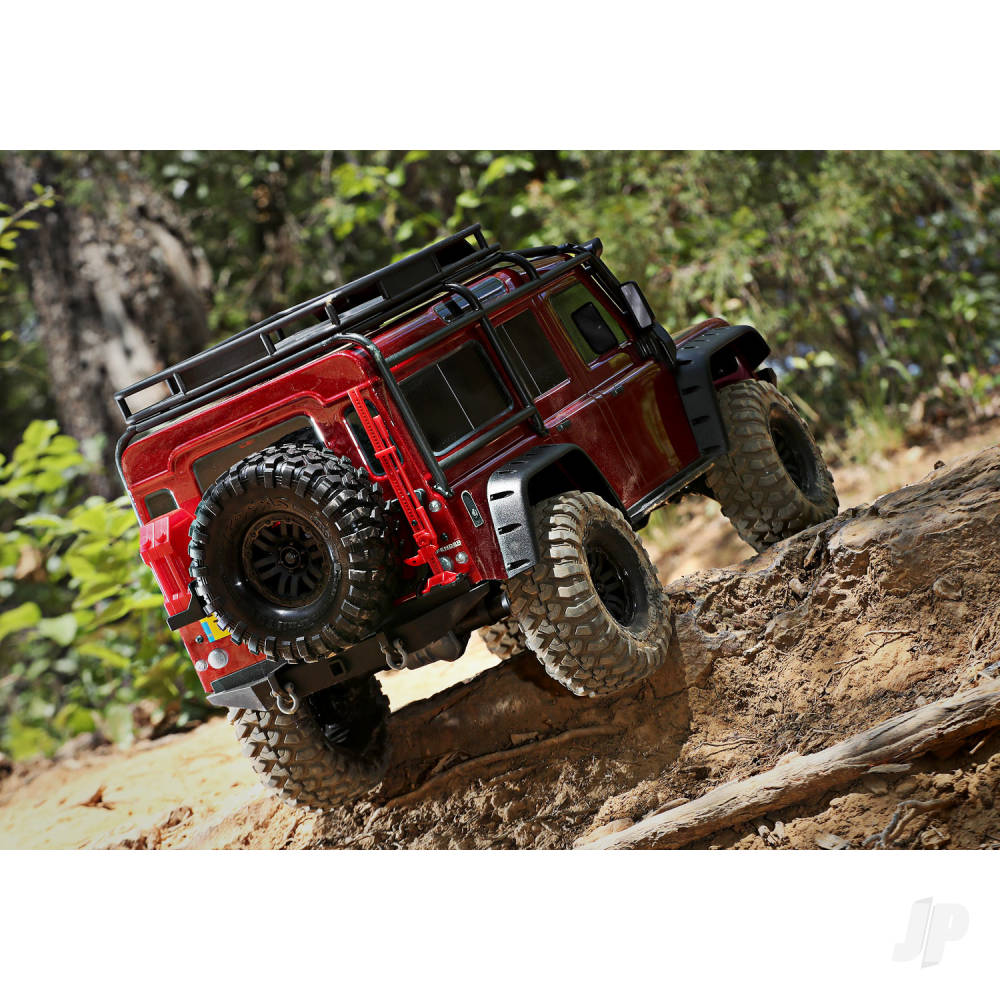 Traxxas TRX-4 Land Rover Defender 1:10 Crawler, RED  TRX82056-4-RED (shadow stock)