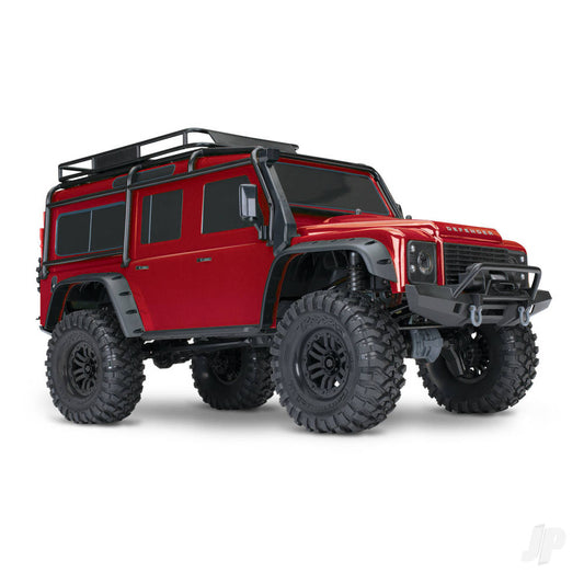 Traxxas TRX-4 Land Rover Defender 1:10 Crawler, RED  TRX82056-4-RED (shadow stock)