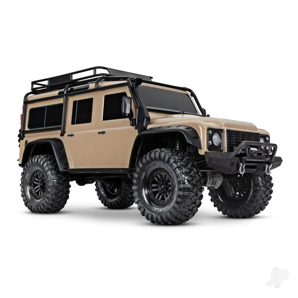 Traxxas TRX-4 Land Rover Defender 1:10 4X4 Electric Trail Crawler, Sand  TRX82056-4-SAND (shadow stock)