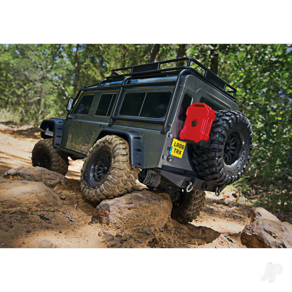 Traxxas TRX-4 Land Rover Defender 110 with Winch - Silver  TRX82056-84-SLVR  (shadow stock)