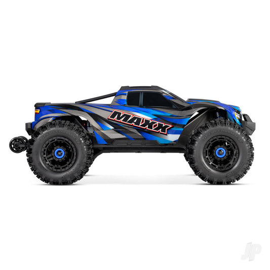 Traxxas BLUE Maxx 1:10 4X4 Monster Truck RTR elettrico senza spazzole TRX89086-4-BLUE (STOCK SHADOW)