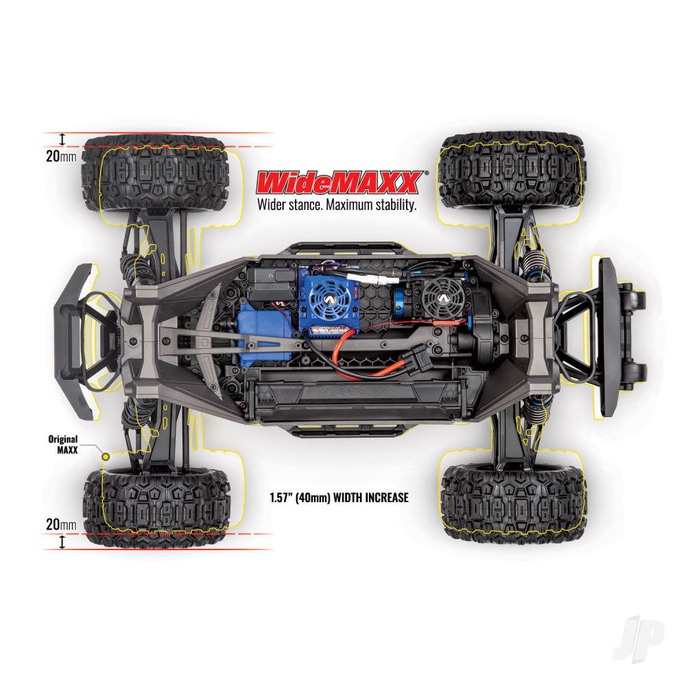 Traxxas RED Maxx 1:10 4X4 Brushless Electric RTR Monster Truck TRX89086-4-RED (SHADOW STOCK)