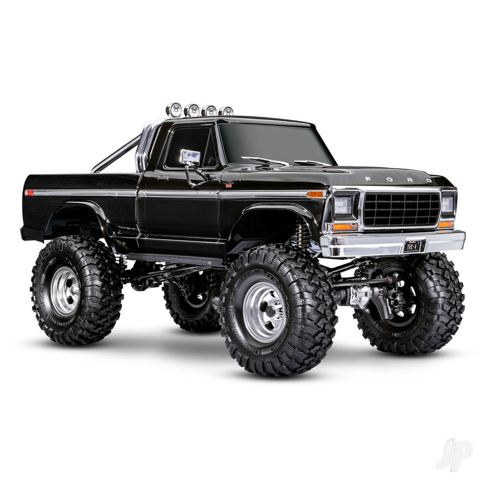 TRAXXAS TRX-4 Ford 1979 F-150 Ranger XLT High Trail Edition 1:10 4WD elektrische trailcrawler, ZWART TRX92046-4-BLK (SHADOW STOCK)