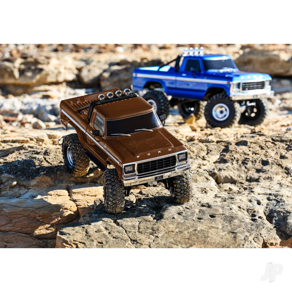 TRAXXAS TRX-4 Ford 1979 F-150 Ranger XLT High Trail Edition 1:10 4WD elektrische trailcrawler, bruin TRX92046-4-BRWN (SHADOW STOCK)