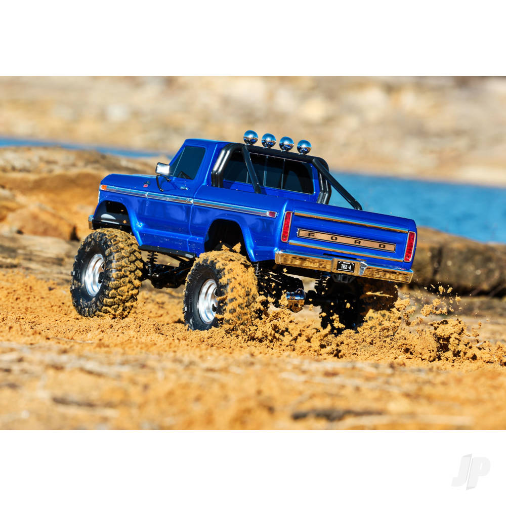 TRAXXAS TRX-4 Ford 1979 F-150 Ranger XLT High Trail Edition 1:10 4WD elektrische trailcrawler, ZWART TRX92046-4-BLK (SHADOW STOCK)