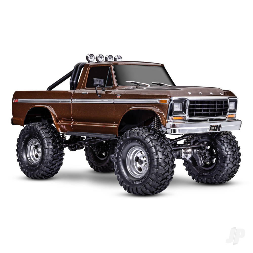 TRAXXAS TRX-4 Ford 1979 F-150 Ranger XLT High Trail Edition 1:10 4WD elektrische trailcrawler, bruin TRX92046-4-BRWN (SHADOW STOCK)