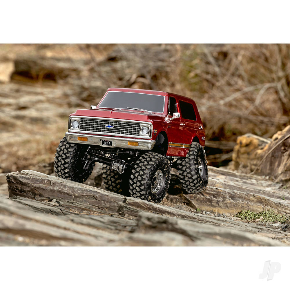 TRAXXAS TRX-4 1972 Chevrolet K5 Blazer High Trail Edition 1:10 4WD elektrische Trail Crawler, rood TRX92086-4-RED (SHADOW STOCK)