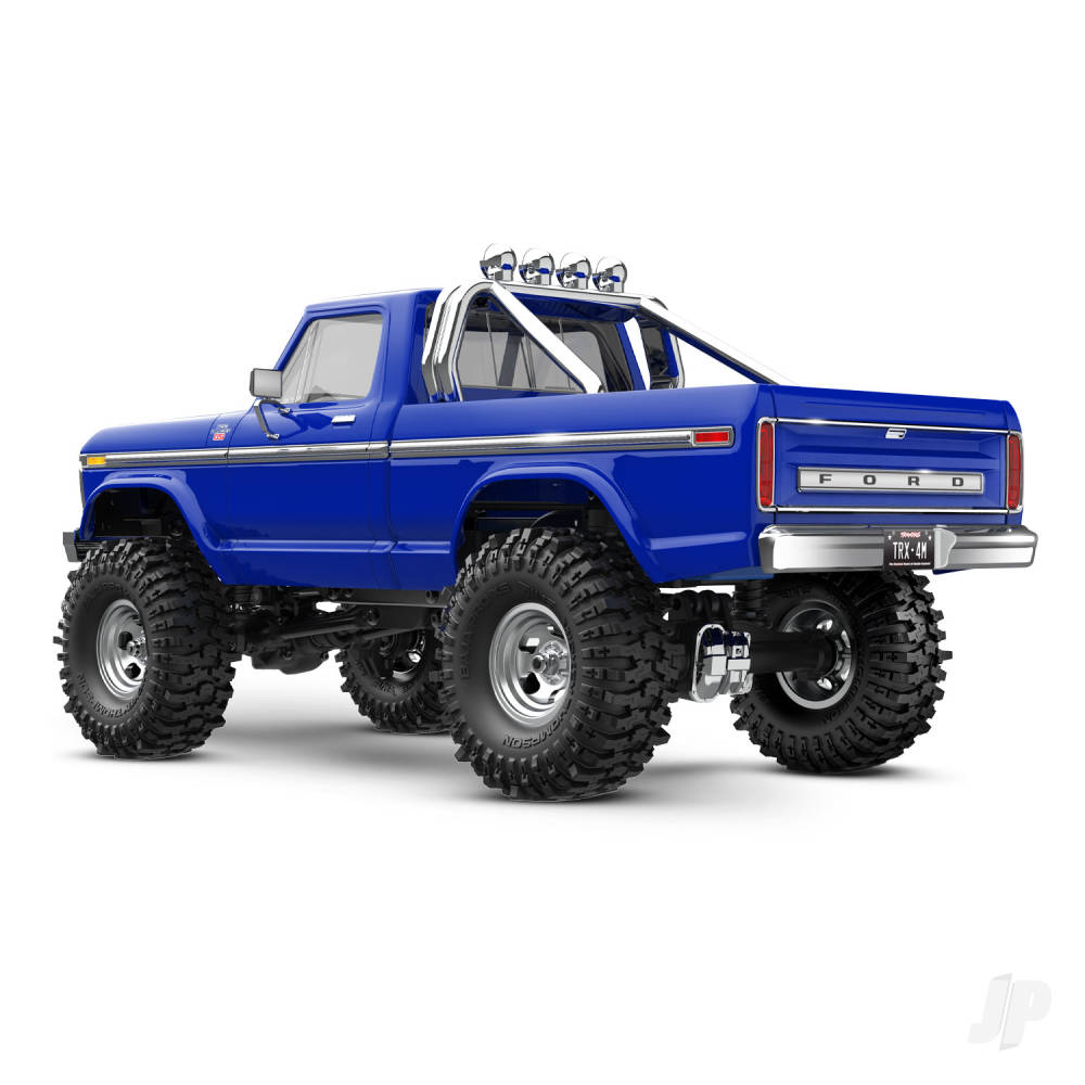 TRAXXAS TRX-4m Ford 1979 F-150 High Trail Edition 1:18 4WD Electric Trail Crawler, Blue (+ TQ, ECM-2.5, Titan 87T, 750mAh LiPo, USB charger) SHADOW STOCK TRX97044-1-BLUE