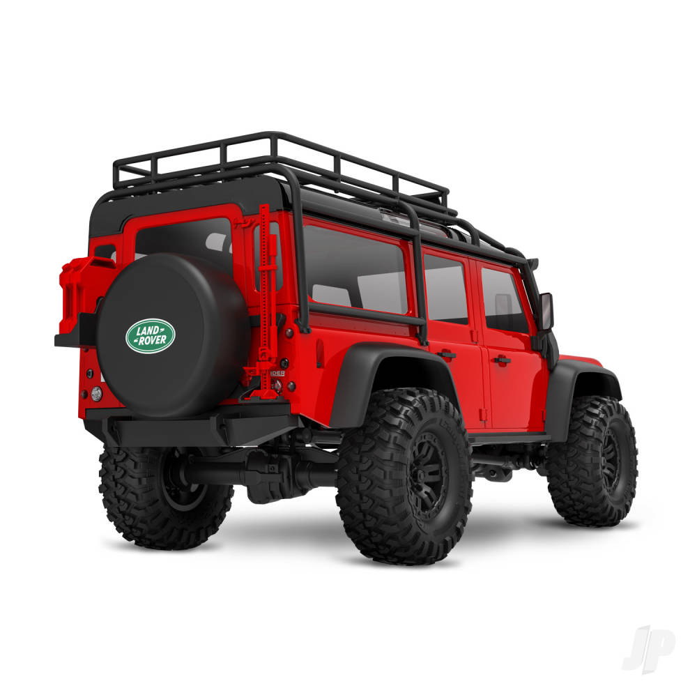 TRAXXAS TRX-4m Land Rover Defender 1:18 4X4 Electric Trail Crawler, ROOD TRX97054-1-RED (schaduwvoorraad)