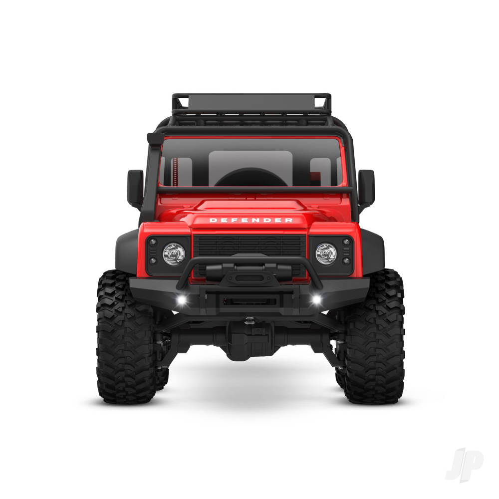 TRAXXAS TRX-4m Land Rover Defender 1:18 4X4 Electric Trail Crawler, ROOD TRX97054-1-RED (schaduwvoorraad)